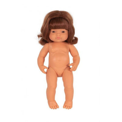 Miniland Dolls - 38cm Caucasian Girl Red Hair