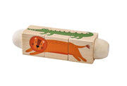 Kaper Kidz - Wooden Twist Puzzle Block Jungle Animals