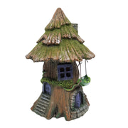 Jopaz - Solar Moss Tree Fairy House With Hammock