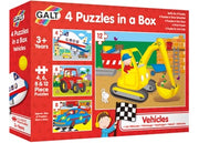 Galt - 4 Puzzles in a Box Vehicles