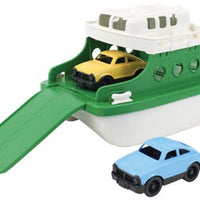 Green Toys - Ferry Boat Green With 2 Cars