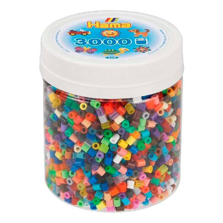 Hama - Beads Tub 3000 piece All Colours Mix