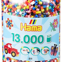 Hama - Beads Tub 13000 Piece Bold Mix