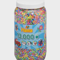 Hama - Beads Tub 13000 Piece Pastel Mix