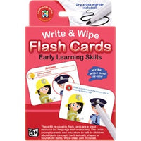 LCBF - Write & Wipe Flash Cards Early Learning Skills