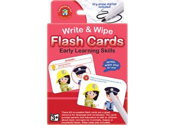 LCBF - Write And Wipe Flash Cards Early Learning Skills