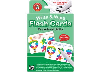 LCBF - Write & Wipe Flash Cards Preschool Skills