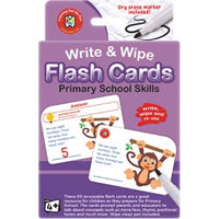 LCBF - Write And Wipe Flash Cards Primary School Skills