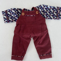 Dolls 4 Tibet - Dolls Clothes Large Long Top And Overalls