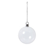 Zart - Plastic Bauble Clear 10 Piece