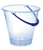 Plasto - Bucket Transparent Large