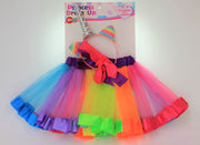 Rainbow Skirt With Unicorn Headband