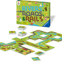 Ravensburger - Board Game Rivers Roads & Rails