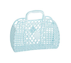 Sun Jellies - Retro Basket Small Blue