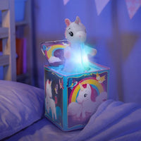 Schylling - Jack in the Box Pop & Glow Unicorn
