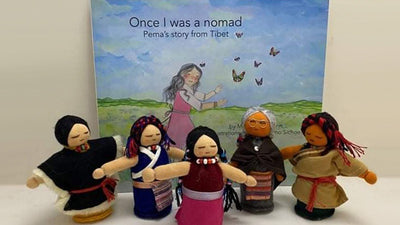 Dolls 4 Tibet - Once I Was A Nomad Book And Mini Doll Set