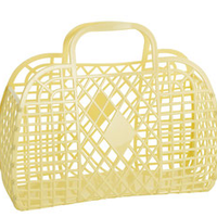 Sun Jellies - Retro Basket Large Yellow