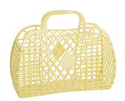 Sun Jellies - Retro Basket Large Yellow