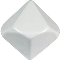 Dice 10 Face Blank Jumbo 1 Piece