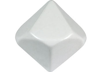 Dice 10 Face Blank Jumbo 1 Piece