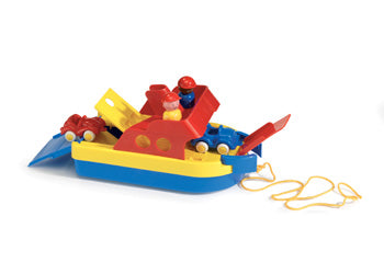 Viking - Ferry Boat with 2 Cars & 2 Figures