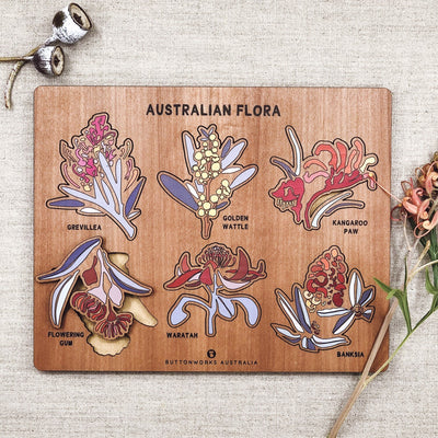 Buttonworks Australia - Australian Flora Puzzle