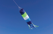 Harlequin Toys - Windsock Long Blue/Green