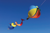 Harlequin Toys - Windsock Hot Air Balloon Multicolour Brights