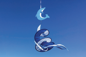 Harlequin Toys - Windsock Twirl Dolphin