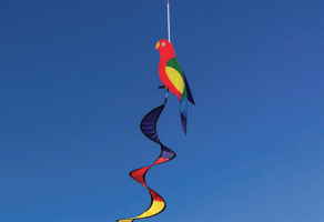 Harlequin Toys - Windsock Twirl Rosella King Parrot